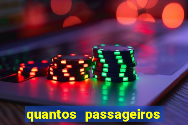 quantos passageiros cabem em um navio de cruzeiro